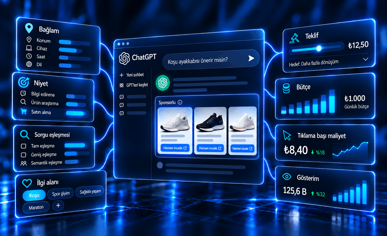OpenAI Ads Hedefleme Nasıl Çalışır? ChatGPT Reklam Maliyeti Nasıl Belirlenir?