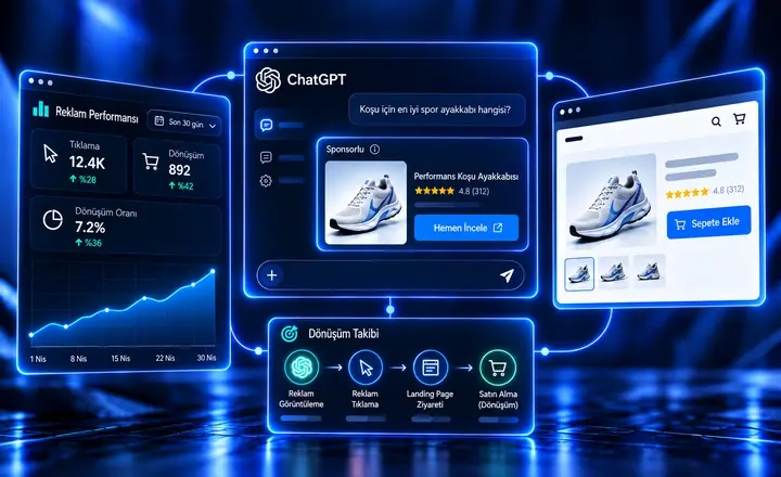 OpenAI Ads Performansı Nasıl Ölçülür? ChatGPT Reklamlarında Landing Page ve Dönüşüm Takibi